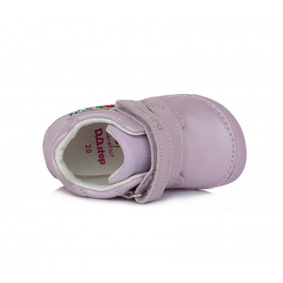 D.D. step barefoot dievčenská detská celokožená obuv 070-270 Mauve